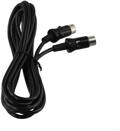 HOHOVYVY 13-Pin DIN Kabel Verlängerungskabel CD-Wechsler Adapterkabel für Kenwood für Autoradio 3 Meter Schwarz