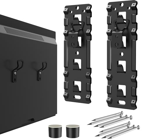 FOGING MOUMT NO Stud TV Wall Mount，Drywall Wall Bracket for 26-100 TVs/Monitors | Holds Up to 176LBS | Height Adjustable | No Drilling No Funder Required | Easy Install