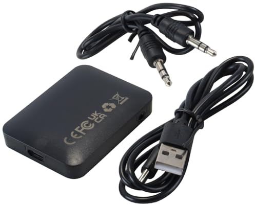 Ubric Bluetooth 5,4 Sender-Empfänger 2 in 1, Freisprecheinrichtung, Geräuschunterdrückung, für TV, PC, Home Stereo, Kopfhörer