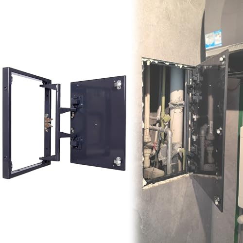Pannello di accesso a parete in metallo nascosto, porta di ispezione elettrica impermeabile, spinta per aprire, facile da installare