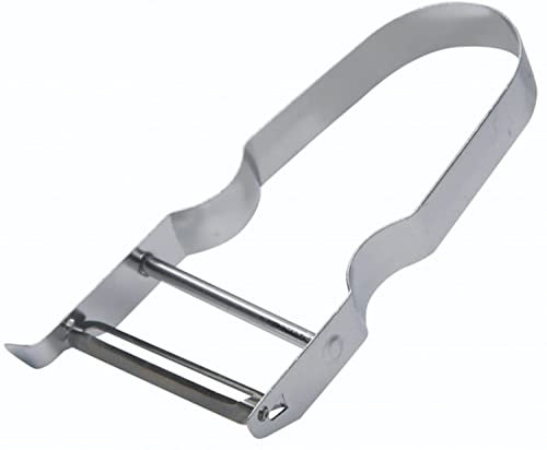 KitchenCraft Y-Shaped Potato Peeler, Stainless Steel, Silver, 32 x 32 x 22 cm
