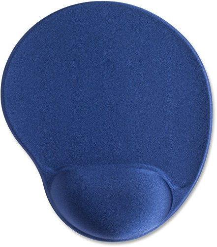 Compucessory Imac Mouse Mat Ergonomic Non-slip with Gel Wrist Rest Blue Ref CCS55151