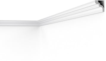 WT9 WALLSTYL Deckenleiste - 49 x 42 x 2000 mm - NOËL & MARQUET - eine Marke von NMC - Extrudiertes Polystyrol mit hoher Dichte
