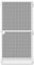 Schellenberg 70050 Moustiquaire porte avec cadre en aluminum - recoupable aux dimensions souhaitées - 100 x 210 cm, blanc