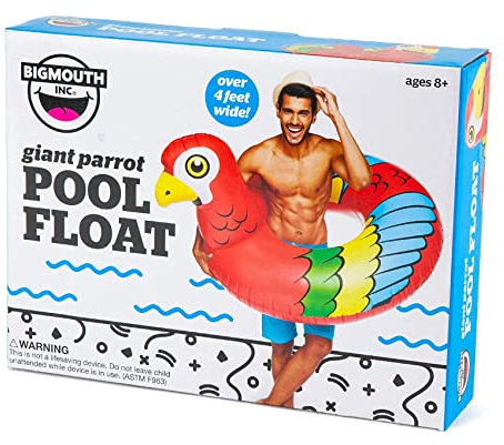 BigMouth Inc Giant Parrot Pool Flotador
