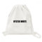 DIYthinker Oyster Weiß Farbe Schwarz Name des Canvas-Rucksack-Reisen Shopping Bags