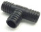 Hortafix Tuyau de bassin ondulé en T 32 mm barbelé