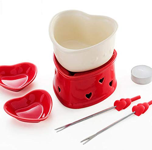 Chocolate Fondue Ice Cream Fondue Set Round DIY Swiss Cheese Cheese Fondue