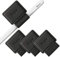 Ringke Pen Holder [3 Stück], Kleber PU-Leder Stift Halter Loop Hülle für Apple Pencil, Stift, Journal, Tagebuch, Notizen, Laptop, iPad und mehr. - Black
