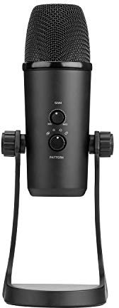 BOYA Großmembran-Studiomikrofon Vlogging, Nieren-Kondensatormikrofon mit stabilem Gehäuse für Gesangsaufnahmen, Singer Podcaster Home Audio YouTube Video (PM700)