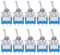 Taiss 10 pezzi Mini Interruttore a levetta ON-Off-ON 3 Posizioni 3 Pin SPDT Metallo Interruttore a Bilanciere a levetta 6A 125V AC Blu per Automobile,casa MTS-103