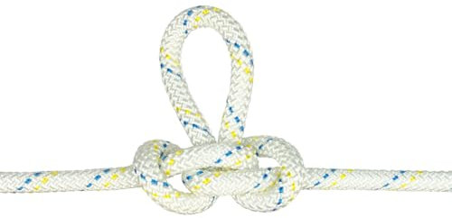 Response Low Stretch Kernmantle (LSK) Rope | Static Rope | 10.5mm / 11mm (White with Fleck, 10.5mm, 100m)