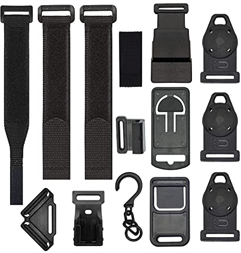 Universal Multimeter Magnet, Hook, and Clip Hanging Strap Kit with Extra Dual Magnets for Heavy Fluke Meters | Works With Most Multitesters Including Fluke and Klein Tool Meters