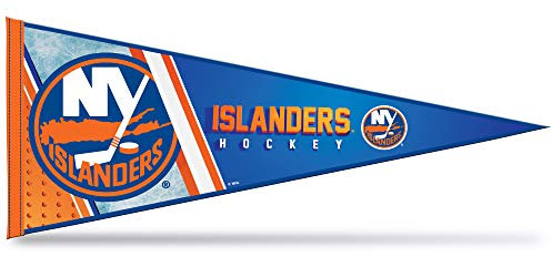 Rico Industries NHL Hockey New York Islanders Primary 30,5 x 76,2 cm Filz-Wanddekoration, ideal für Zuhause/Schlafzimmer/Männerhöhle