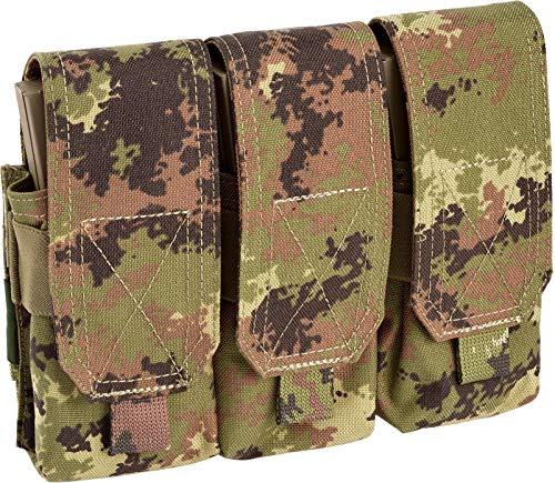 Defcon 5 dreifache Federn, Magazine Pouch für 6 Magazine M4 5.56 VEGETATO Italienisch D5-M4AK3 VI