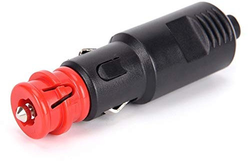 Clenp Auto Zigarettenanzünder Adapter, 1/2 / 3Pcs Auto Auto Zigarettenanzünder Stecker Steckdose Adapter Stromanschluss Schwarz + Rot 1 Stück