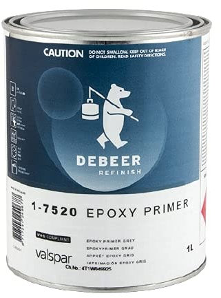 DEBEER 1-7520 EPOXY PRIMER GREY 1 Liter