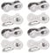 CHALA 9 Pairs Bicycle Missing Link,6,7,8,9,10,11 Speed Reusable Silver Split Quick Release Links Bicycle Chain Connector for Repair Mountain Road Bike