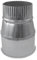 CAEXVEN Reducción para chimeneas en Acero Galvanizado - Serie Lisa - 150 a 110 mm