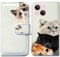 Bcov iPhone 14 Case, Cute Brown Cat Leather Flip Phone Case Wallet Cover with Card Slot Holder Kickstand For iPhone 14