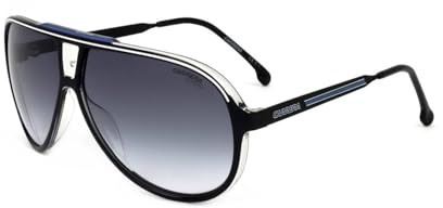 Carrera 1050/s D51/08 BLACK BLUE Sunglasses Men's Propionate, Standard, 63