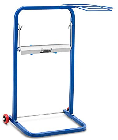 MSW Motor Technics MSW MSW-PRD-02 Putzrollenhalter mit Müllsack-Halterung bis 10 kg Ø 500 mm rollbar Kunststoff Stahl Putzrollen Halter Putztuch Halter