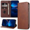 DENDICO Case for iPhone 8 Plus/iPhone 7 Plus, Classic PU Leather Magnetic Wallet Case, Flip Folio Protective Phone Cover, Brown