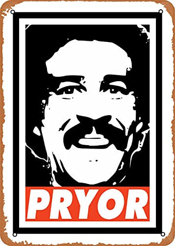 Vintage Blechschild – Street Art Richard Pryor Metallposter 30,5 x 20,3 cm Home Bar Man Cave Wanddekoration Filmposter