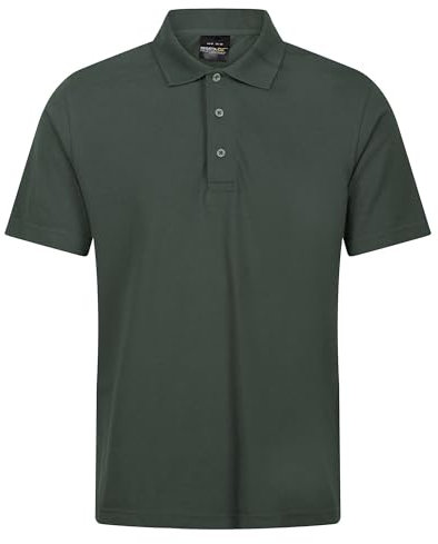 Regatta Professional Mens Pro 65/35 Short Sleeve Polo t Shirt Base Layer Dark Green