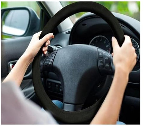 Lenkradbezug Auto Für Auto Beheizte Lenkrad Abdeckung Auto Innen Zubehör Mikrofaser Warme Fahren Abdeckung Lenkradbezug
