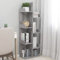 Gecheer Libreria Grigio Cemento 48x25,5x140 cm in Truciolato