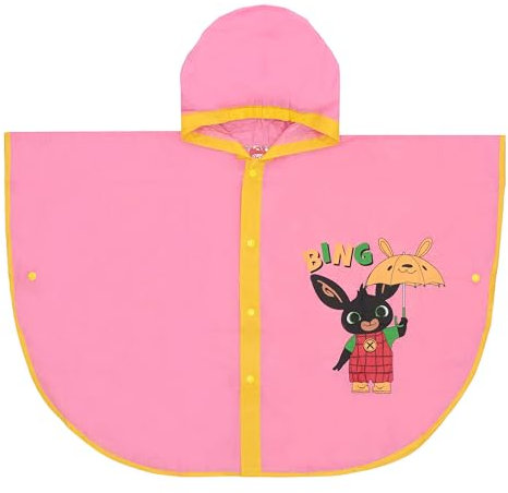 Ellepi Regenfestes Bing Regencape (DE/NL/SE/PL, Alter, 2 Jahre, 3 Jahre, Regular, Fuchsie)