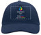 Cappellino Personalizzato con Stampa e Ricamo, Foto, Testo, Logo 100% Cotone (Blu Navy - 1 Pezzo)