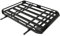 KEESUNG 140x100CM Dachträger, Universal Dachkorb Auto Dachträger Aluminium Dachgepäckträger Gepäckträger Gepäckkorb Schwarz Fracht Relingträger Korb Gepäck Fracht Träger
