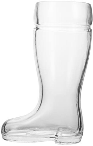 Alipis Stiefel Geformt Bierkrug Glas Bier Tasse Bar Glaswaren Wein Spirituosen Glatt