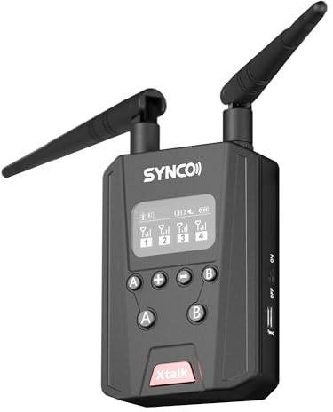 SYNCO Xtalk Link Signalverstärkung für Kabelloses Headset mit Mikrofon-Gegensprechanlage