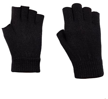 MAPIMANIA - Magische Handschuhe Damen und Herren für Winter, fingerlos, Arbeitshandschuhe aus warme Stoff, Einheitsgröße
