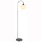 GLOBO LIGHTING Stehleuchte Standlampe Schlafzimmerleuchte Glaskugel Kristalle klar H 150 cm