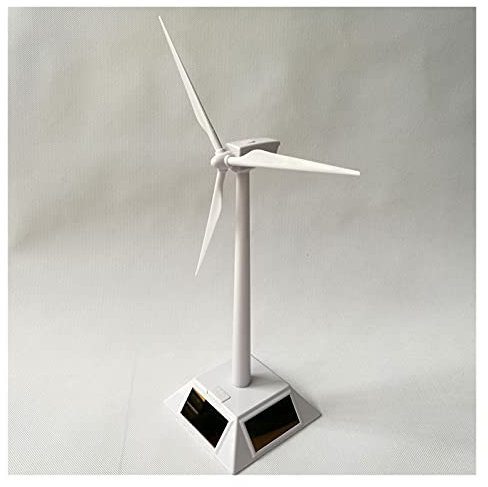 Mini conducción solar modelo de turbina eólica Mini juguete solar Mini Generador de turbinas de viento Modelo Molino de viento con energía solar - Energía eólica terrestre