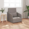 vidaXL Schlafsessel 2-in-1 Taupe 65x80x83 cm Stoff