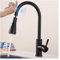 KJHFD Kitchen Faucets Black Smart Touch Kitchen S Compatibile con per Il lavandino rotatore del sensore Tocco, Rubinetto della Cucina Water-Tap