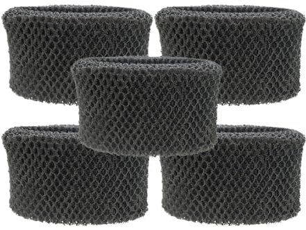 ZECKJVTD Schwarze Luftbefeuchterfilter Adsorbieren Und Verkalken, Kompatibel Mit Philips, HU4803 HU4811 HU4813 HU4801 HU4802 Luftbefeuchter(5pcs)