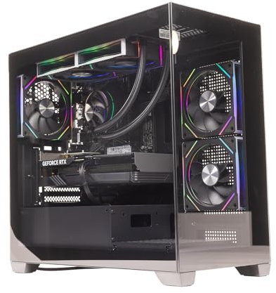 GTR Gaming PC | Intel Core i9-14900KF | RTX 4060 8GB | 32GB DDR4 3600MHz | 1TB NVMe SSD | 600W 80+ Bronze PSU | Wi-Fi | ARGB Case | Windows 11 Home