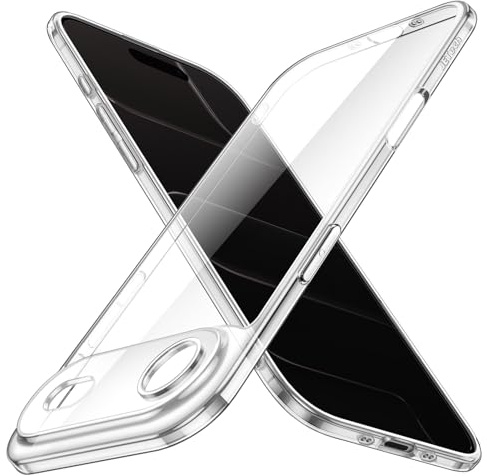 JETech Dünn Hülle für iPhone Air, Durchsichtig | Kameraschutz, Ultradünnes Leichtdesign, Transparente Rückseite, Minimalistisches Design