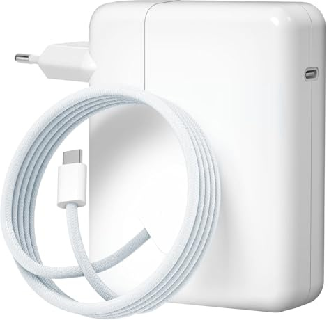 30W USB-C Laptop Ladegerät mit Magnetic 3-Pin Anschluss – Kompatibel mit MacBook Air (M4 2025, M3 2024, M2 2022) & MacBook Pro 13 (M1/M2) – Schnelllade-Netzteil mit 2M Magnet-Kabel
