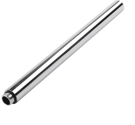 30cm Shower Extender Bar for Bathtub Shower System with 18mm Installation Fit Stainless Steel Round Extension (Chrome)
