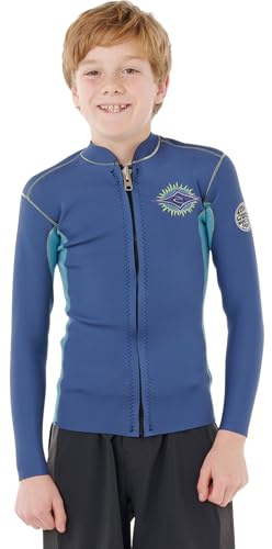 Rip Curl 2026 Junior Dawn Patrol Front Zip Neo Jacket 118BWJ - Light Navy
