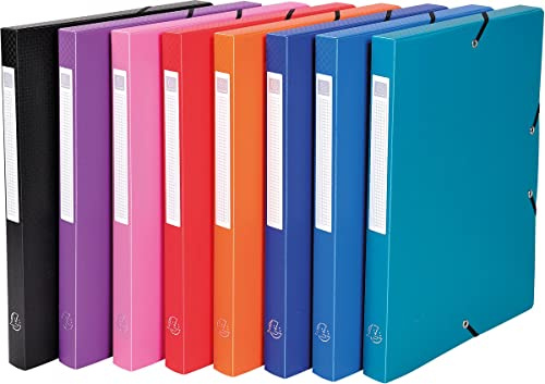 Exacompta Archivbox PP Opak A4 Rücken 2,5 cm 1 Stück Zufallsfarbe