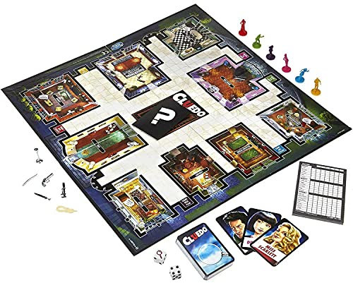 Hasbro Gaming Cluedo the Classic Mystery Board Game For 2 to 6 Players Age 8+