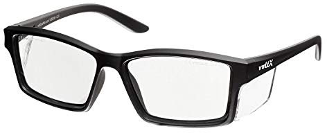 voltX Vision Sicherheitsleser, Vollverglaste Sicherheitsbrille (+1.0 Dioptre, klare Linse) CE EN166ft, beschlagfreie UV400 Linse
